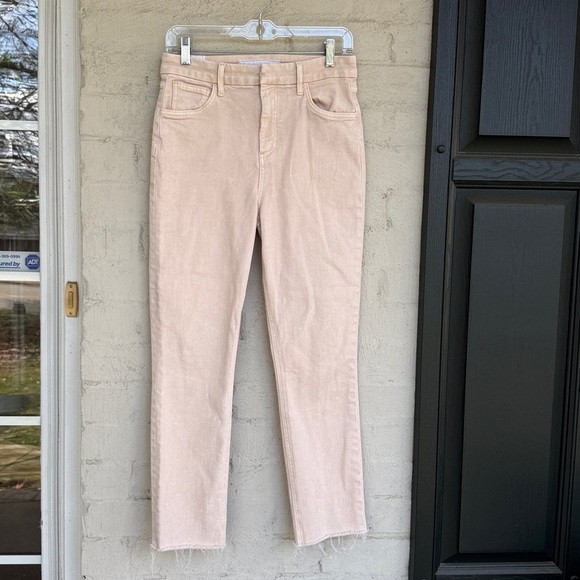Frank & Eileen Derry Slim Straight Mid-Rise Jeans, Sand Waist 28 - Picture 6 of 14